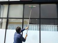 静岡県内 サービスエリア内施設 ガラス / 外壁清掃