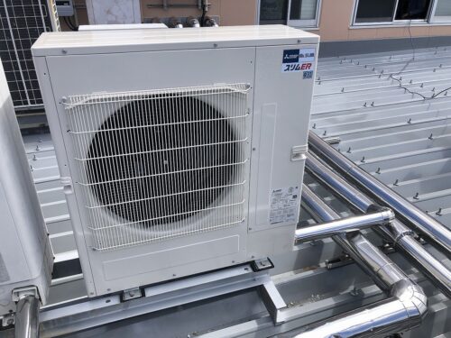 空調室外機更新工事後