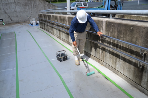 通用路滑り止め施工