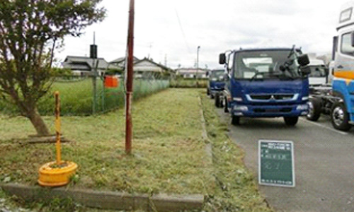 浜松市浜北区内　工場敷地　除草作業03